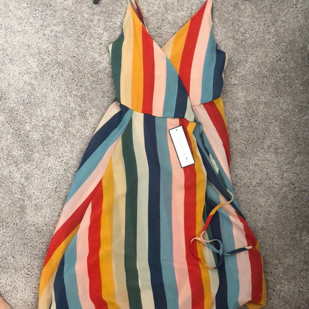 Goodnight Macaroon wrap dress